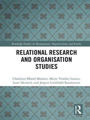 cover image of Relational Research and Organisation Studies